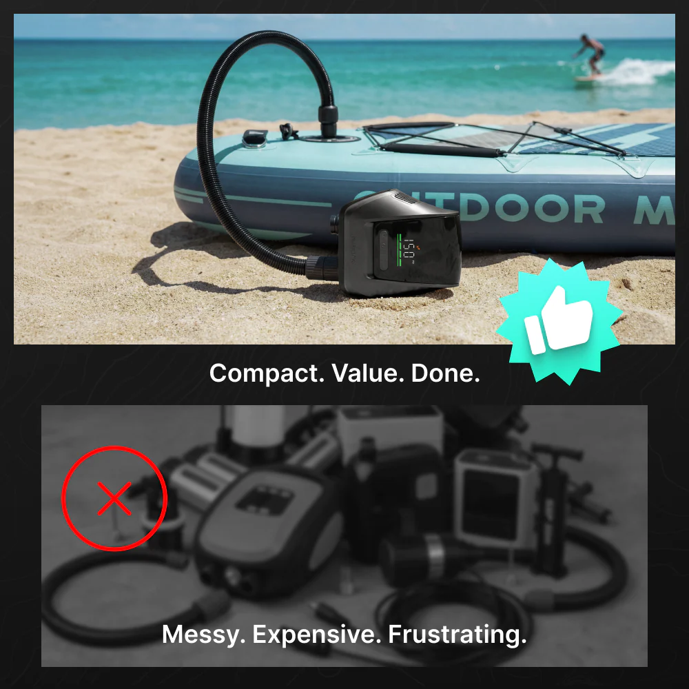 EVO SUP PUMP 200 - Fast SUP Inflation. Lightweight to Carry - Image 7