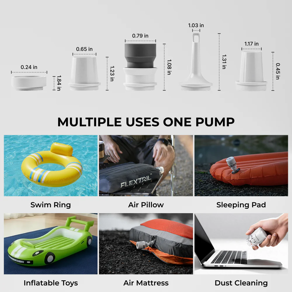 Tiny Pump 3X: Maximum Power for Ultralight Adventures (5KPA, 67g, 300L/Min） - Image 5